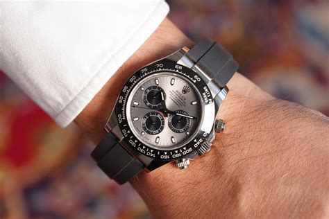 rolex daytona grey dial white gold|rolex 126519ln.